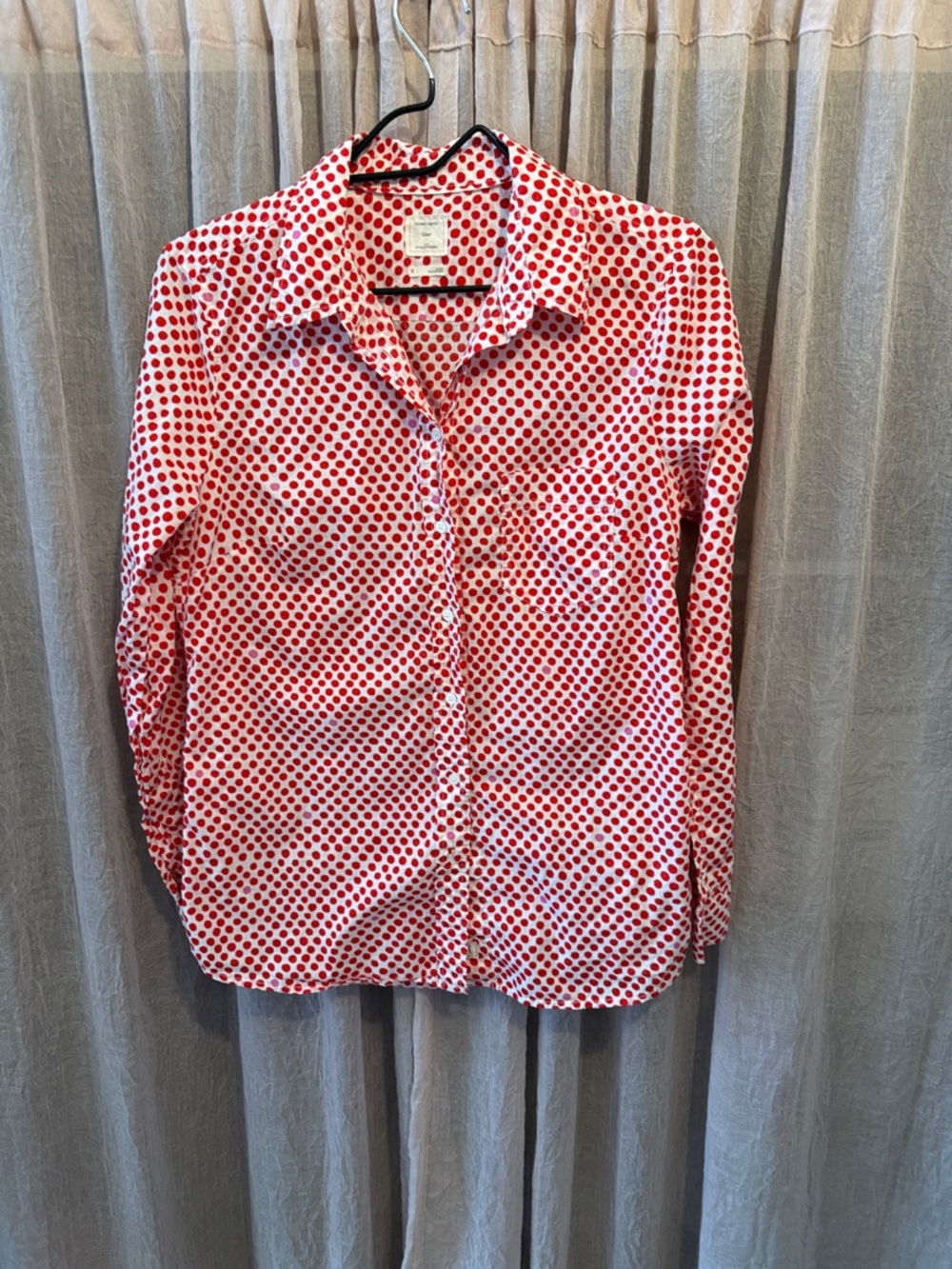 GAP Red Polka Dot Shirt on White